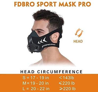 FDBRO Running Sport Mask Fitness Workout Resistance Elevation Cardio  Endurance Sports Mask For Fitness Training Sport Mask 3.0