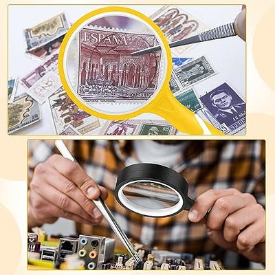 Magnifying Glass 50mm Handheld Small Magnifying Glass for Seniors Reading 
