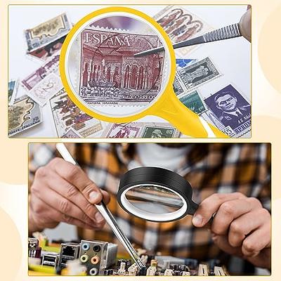 10X Magnifying Glass For Kids Seniors Handheld Reading Magnifier 50mm  Magnifying Lens For Reading Science Nature Exploration