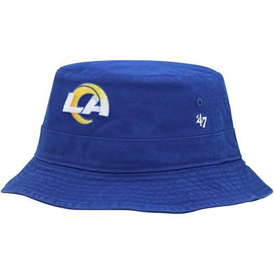 Men's Los Angeles Rams New Era Cream/Royal 2022 Sideline 59FIFTY Fitted Hat