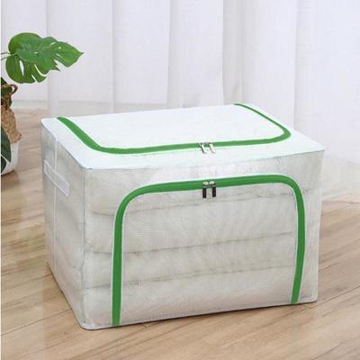 Storage Bins, Foldable Stackable Container Organizer Set with