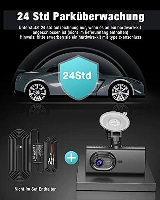 Peztio Dash Cam 4K 170 Wide Angle G-Sensor, Motion Detection, 24H Parking  Monitor