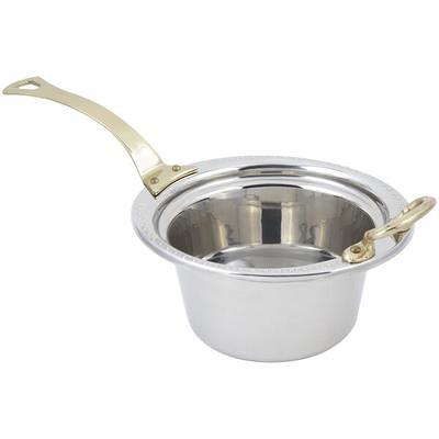 Vigor SS3 Series 3 Qt. Tri-Ply Stainless Steel Saute Pan with Cover