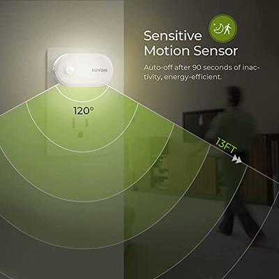 AUVON Plug in Night Light with Motion Sensor and Dusk to Dawn