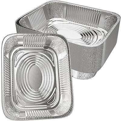 Juvale 20 Pack Half Size Aluminum Pans with Lids, 9x13 Tin Food Storage  Trays for Baking, Catering, Table, Food