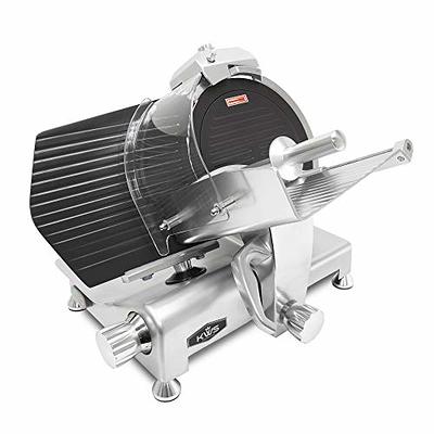 VEVOR Meat Slicer 200W Electric Deli Slicer with Two 7.5 in. Stainless  Steel Removable Blade Food Slicer Machine for Meat BZDQPJ200W75I7CZUV1 -  The Home Depot