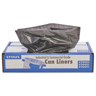 PlasticMill 13 Gallon Drawstring White 1.2 Mil 24x31 200 Bags/Case Extra Tall Garbage Bags/Trash Can Liners.