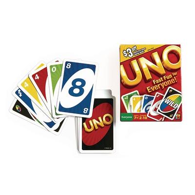 Giant UNO Card Game for Kids, Adults and Family Night, 108 Oversized Cards  for 2-10 Players