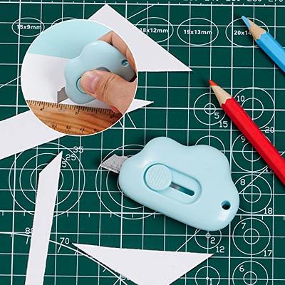 Cute Trendy PINK Cloud Box Cutter, Mini Paper Cutter, Retractable