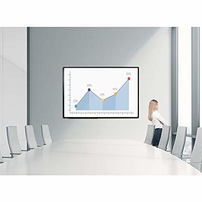 JILoffice Large Magnetic White Board, Dry Erase Board 60 x 40 Inch, Black  Aluminum Frame Wall Mounted Board for Office Home and School - Yahoo  Shopping