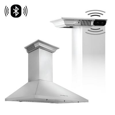 Cosmo - 30 in. Ductless Wall Mount Range Hood in Stainless Steel with