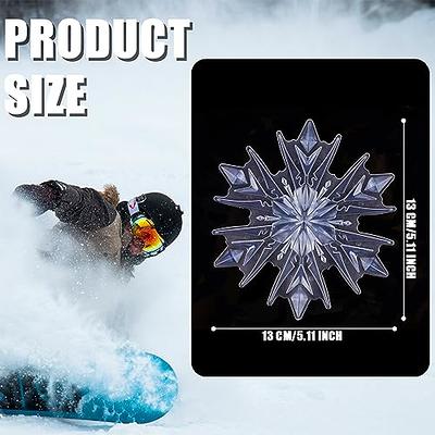 Sfcddtlg 2 Sets Snowboard Stomp Pads-3D Clear Anti-Slip Stomp Pad Mat for  Provides Extra Grip to Enhance Your Snowboarding Experience
