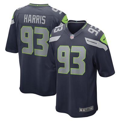 Jerrick Reed II Men's Nike White Seattle Seahawks Custom Game Jersey Size: 3XL