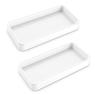 Gurygo 6 Bathroom Tray for Counter, Ceramic Vanity Tray for Bathroom,  Small Rectangle Ceramic Sink Tray, Kitchen Soap Tray, Ceramic Tray for  Kitchen Counter, White - Yahoo Shopping