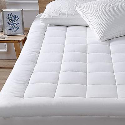 Homemate Full Mattress Topper,1800TC Cooling Mattress Pad Cover for Deep  Sleep, Extra Thick 3D Snow Down Alternative Overfilled Plush Pillow Top  with