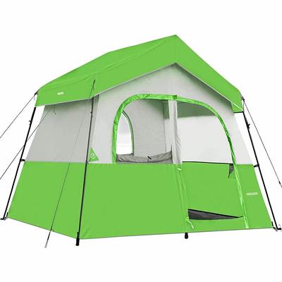 EROMMY 10 ft. x 13 ft. 8-Person Inflatable Camping Tent with Pump, 129 sft  Cabin Tent, Cotton Canvas Tent in 4 Seasons BAAI012BG - The Home Depot