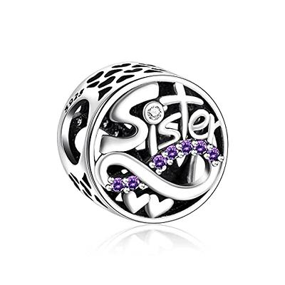 Amazon.com: Pandora Charms Sister Bracelets 925 Sterling Silver Sisters  Cubic Zirconia Charm Bracelets for Pandora Charms Sister Gifts from Sister:  Clothing, Shoes & Jewelry