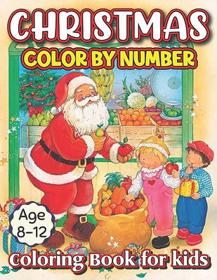 Color By Number Book For kids Ages 8-12: 50 Color By Number