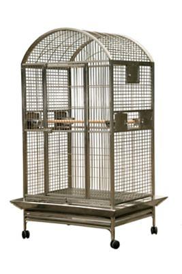 LUCKYERMORE 53 inch Black Stackable Big Bird Cage for Parakeet with Storage  Shelf, Wrought Iron Large Parrot Cage, Tall Bird Cage for Cockatiels