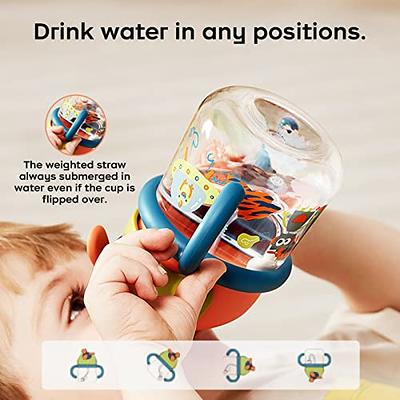 bc babycare Straw Sippy Cup for Baby, No Spill Sippy Cup with