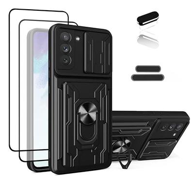 JETech Wallet Case for iPhone 13 6.1-Inch with Card Holder, Dual Layer  Shockproof Protective Phone Cover, Sliding Hidden Slot (Black)