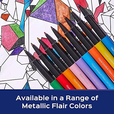 Paper Mate Flair Felt Tip Pens, Medium Point (0.7mm), Assorted Colors, 16  Count