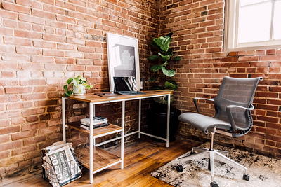 Avalon Simple Computer Desk, Classic Oak