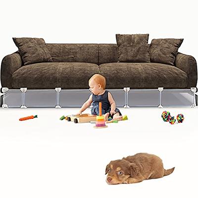 Under Couch Blocker,Adjustable Toy Blocker for Under Couch,Stop Things from Going Under Couch Sofa Bed Furniture