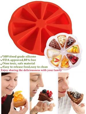 Silicone Brownie Baking Mold, Non-Stick 100% Food Grade (Red