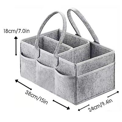 Baby Diaper Caddy Organizer Large Organizer Tote Basket for Boys