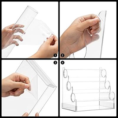 Clear Acrylic Bracelet Holder with 3 Tier Racks, Jewelry Organizer Stand  and Display Jewelry Organizer for Wrist Watch