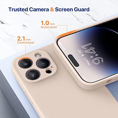 Miracase Designed for iPhone 14 Pro Max Phone Case with Screen  Protector,[Upgraded Enhanced Camera Protection],Shockproof Liquid Silicone  Case with