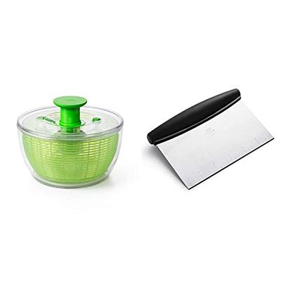 OXO Good Grips Salad Spinner,Green, Large & Good Grips Stainless