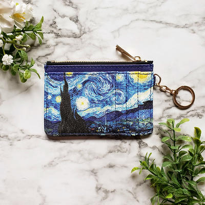 Armored RFID Van Gogh Starry Night Wallet RFID Protection 