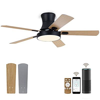 JONATHAN Y Lucas Industrial Rustic 52-in Black Indoor Propeller Ceiling Fan  with Light (5-Blade) in the Ceiling Fans department at