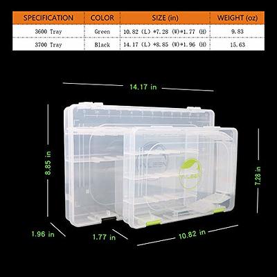 Fishing Tackle Box Fishing Tackle Storage 3700 Tackle Boxes Clear Plastic  Organizer Tackle Box with Removable Dividers Tackle Box Trays for Lures 2  Pack Storage Box - Yahoo Shopping