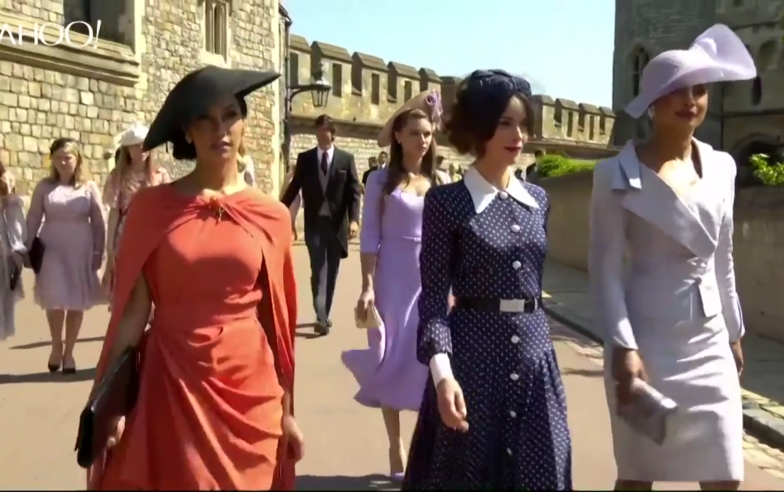 The stars of Hollywood strut into royal wedding