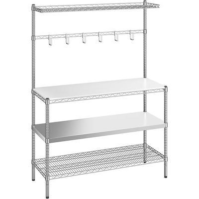 Wildone Baking Sheet & Rack Set 2 Sheets + 2 Racks Stainless Steel Cookie Pan with Cooling Rack Size 16 x 12 x 1 inch Non Toxic & Heavy Duty 