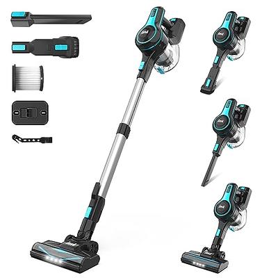  POWEART Cordless Vacuum Cleaner, 6 in 1 Multifunction Stick  Vacuum, 2200mAh Vacuum Cleaner Rechargeable, Lightweight, Hardwood Floor  Pet Hair Home - Foldable