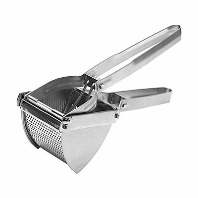 2 Pcs Potato Masher, Heavy Duty Stainless Steel Integrated Masher