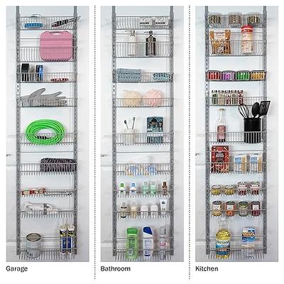 Home-Complete Over The Door Organizer - 9-Tier Hanging Wall Rack for  Bathroom or Kitchen Organization - Pantry Organization and Storage  (Platinum) - Yahoo Shopping