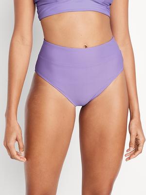 High-Waisted No-Show Bikini Underwear for Women