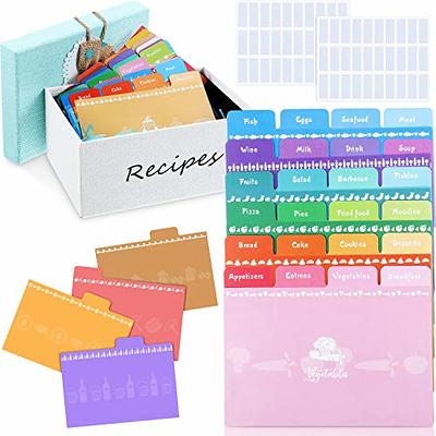 Outshine Premium Recipe Cards 4x6 Inches, Strawberry (Set of 50), No-Smear  Double Sided Thick Cardstock, Bulk Blank Recipe Cards for Recipe Box 4x6