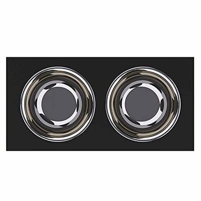 LeonardCreek Elevated Dog Bowls with 2 Stainless Steel Bowls - Adjustable  Feeding Station for Small, Medium and Large Dogs - Promotes Better  Digestion