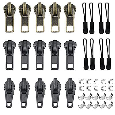 18pcs Zipper Slider Replacement Kit Zipper Repair Kit for Jackets