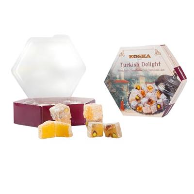  Lemon Flavor Turkish Delights Candy Delights Candy 9 Oz -  Lemon Candy Gift Box Vegan Gluten Free Non-gmo Glucose Free Lokum Loukoumi  Crystals Edible Crystals Candy From Tiktok Kohakutou 