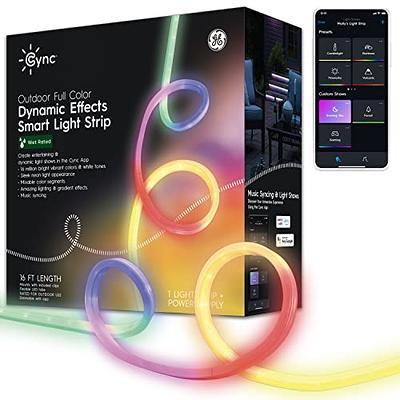 TP-Link Tapo Smart LED Light Strip, 16M RGB Colors with Music Sync,  32.8ft(2 Rolls of 16.4ft), Wi-Fi LED Lights Works with Alexa & Google Home