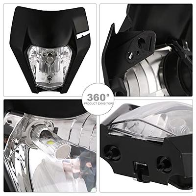for KTM Headlight Plate LED Motorcycle EXC 250 300 SX MX 450 Fairing  Motocross Accessories Dirt Bike Supermoto Enduro Headlight