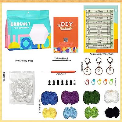  LUCKY SNAIL Christmas Crochet Kit for Beginners, Beginner  Crochet Starter Kit with Complete Step-by-Step Video Tutorials, Learn to  Crochet Kits for Adults & Kids, 4 Pcs Christmas Decoration Gifts