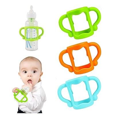 LuQiBabe (2-Pack) Baby Bottle Sleeves for Dr. Brown Baby Bottles 5 oz -  Reusable Silicone Baby